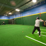 Indoor Artificial Field in Batting Cage - Premier Synthetic Greens